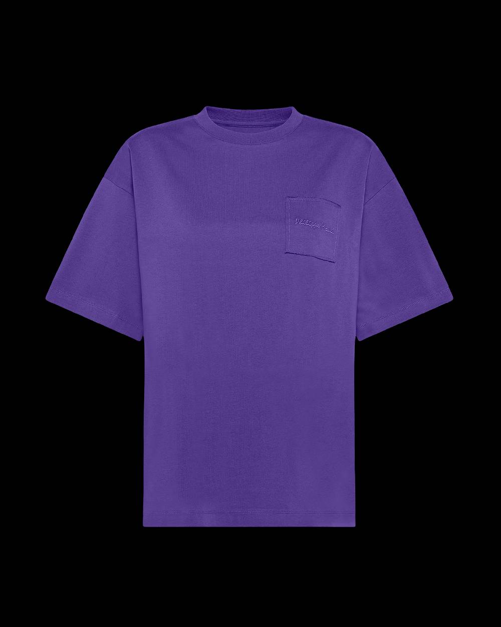 Philippe Model T-Shirt Monique Da Donna Viola In Jersey