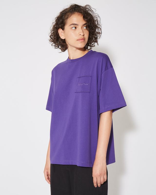 Philippe Model T-Shirt Monique Da Donna Viola In Jersey