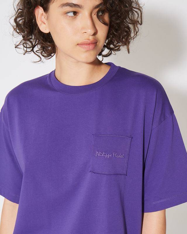Philippe Model T-Shirt Monique Da Donna Viola In Jersey