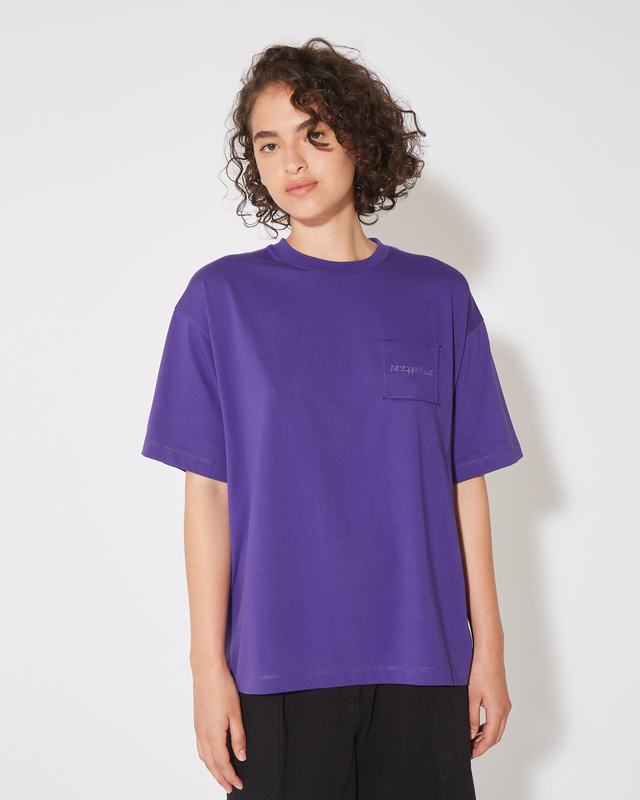 Philippe Model T-Shirt Monique da Donna Viola in Jersey