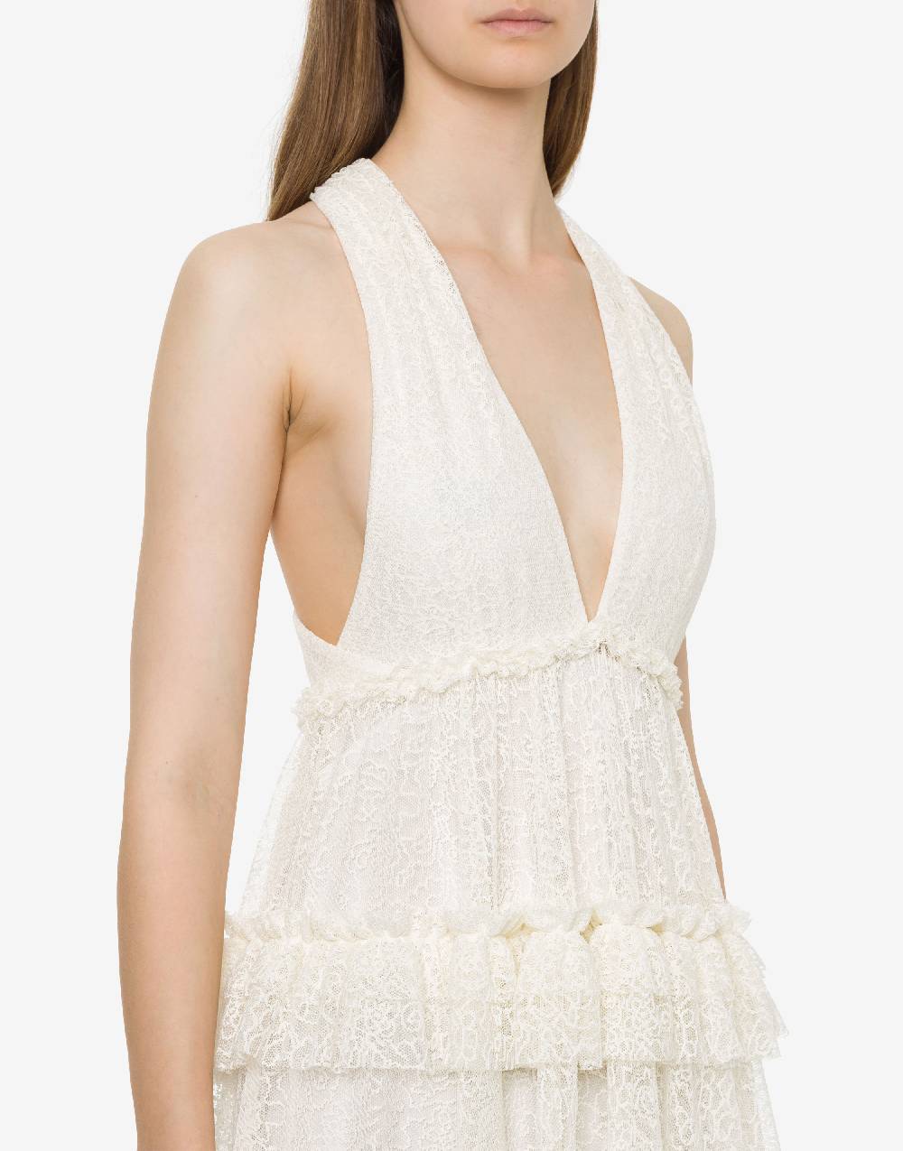 Philosophy Di Lorenzo Serafini Abito A Balze In Pizzo