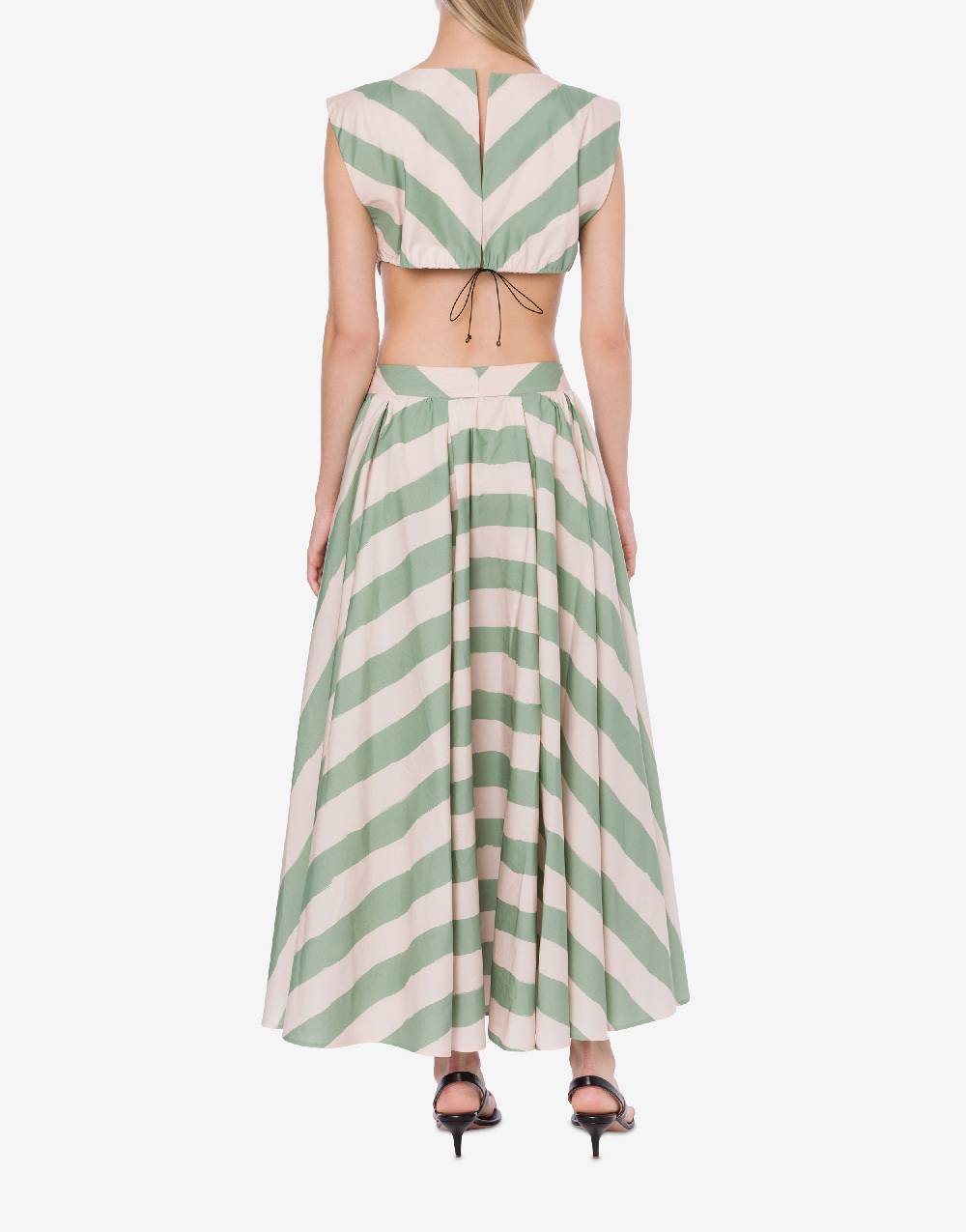 Philosophy Di Lorenzo Serafini Abito A Righe In Cotone Stretch