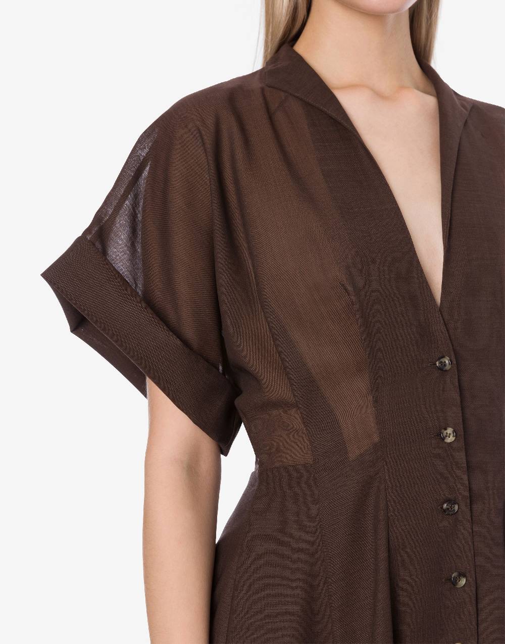 Philosophy Di Lorenzo Serafini Abito Chemisier In Voile Di Lana