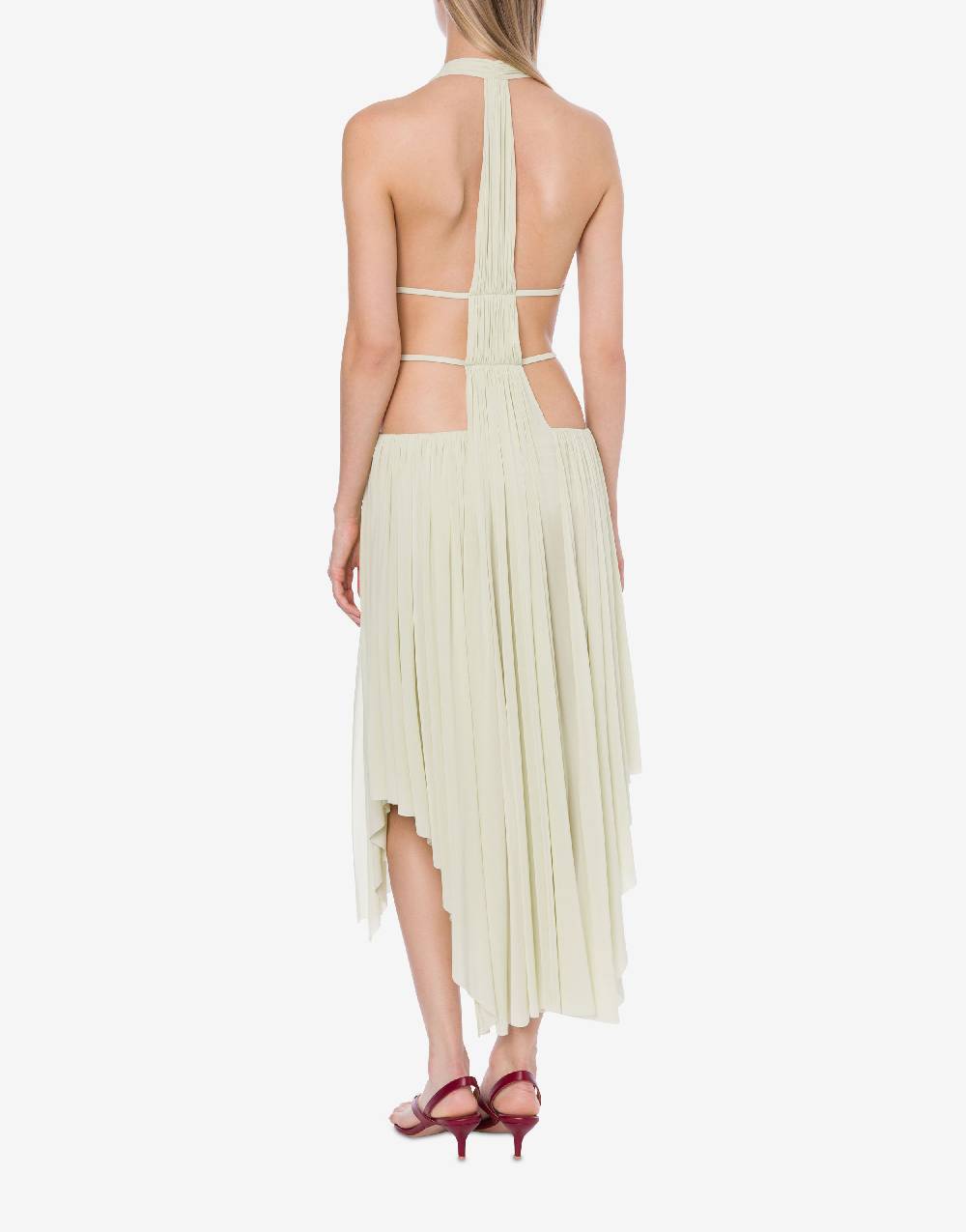 Philosophy Di Lorenzo Serafini Abito In Jersey Drappeggiato Con Cut-out