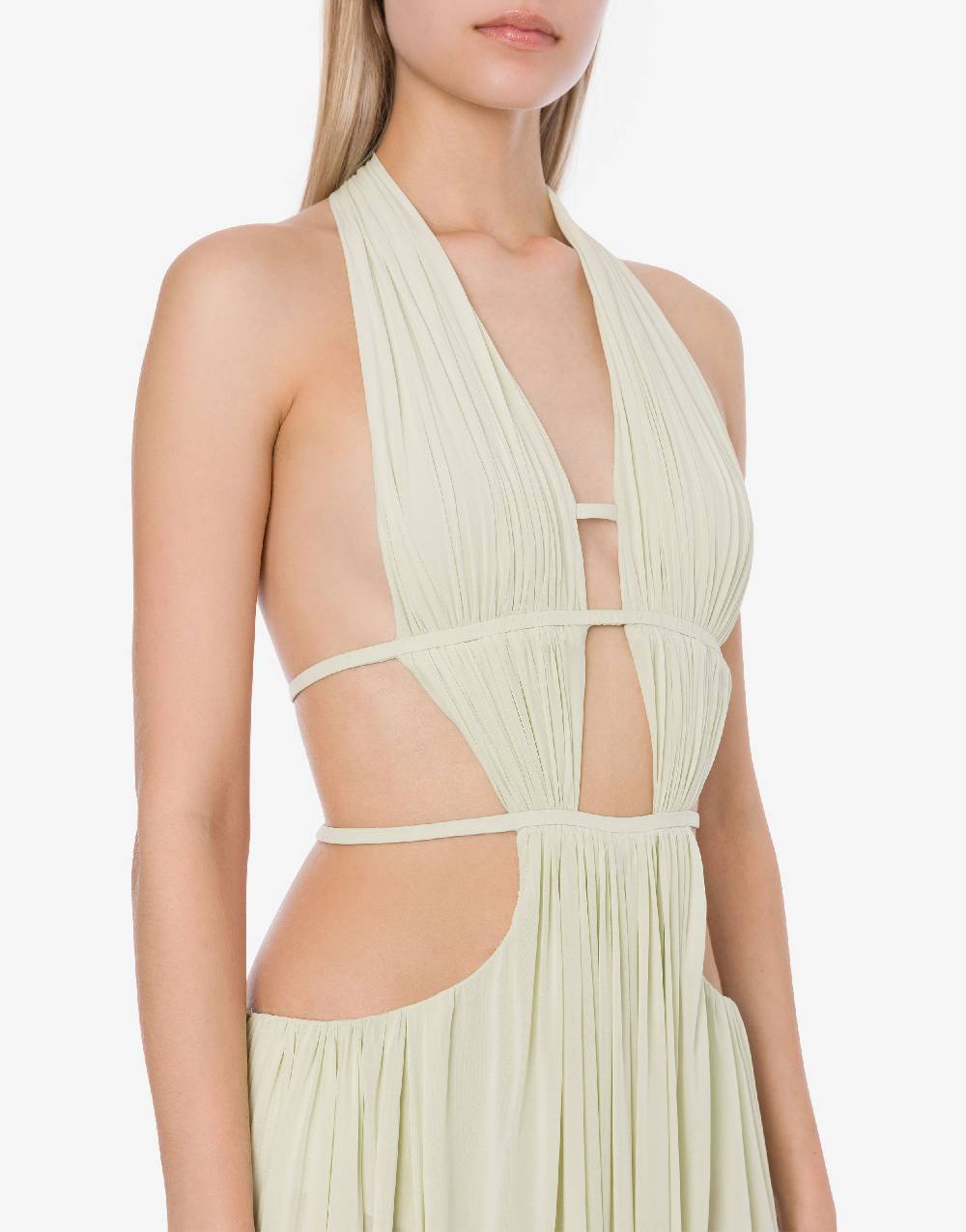 Philosophy Di Lorenzo Serafini Abito In Jersey Drappeggiato Con Cut-out