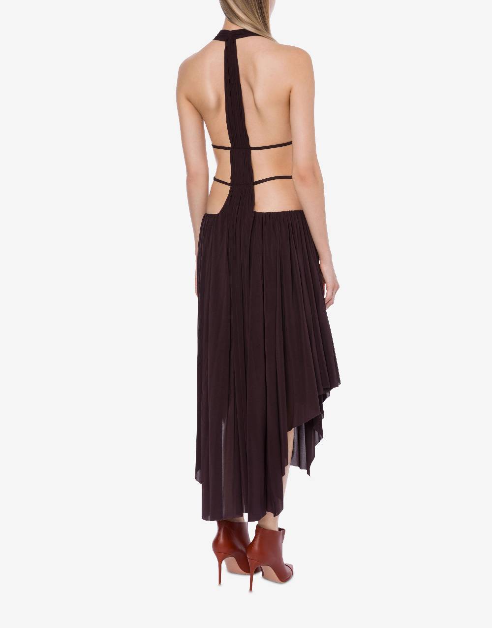 Philosophy Di Lorenzo Serafini Abito In Jersey Drappeggiato Con Cut-out