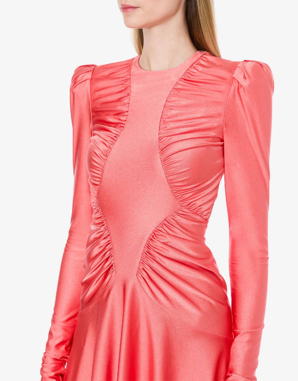 Philosophy Di Lorenzo Serafini Abito In Lycra Con Drappeggi