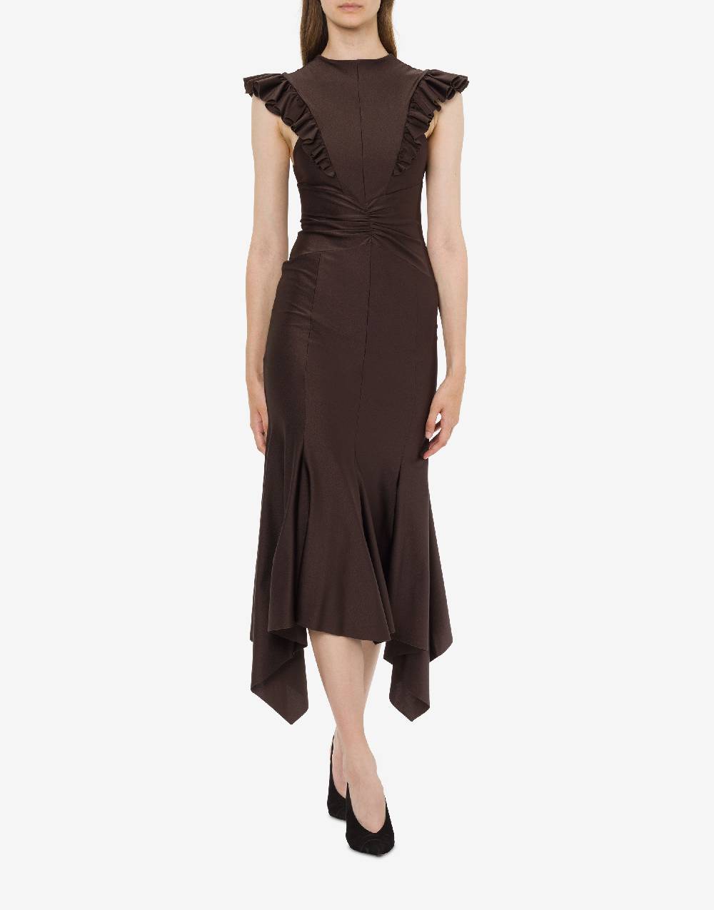 Philosophy Di Lorenzo Serafini Abito In Lycra Con Ruches