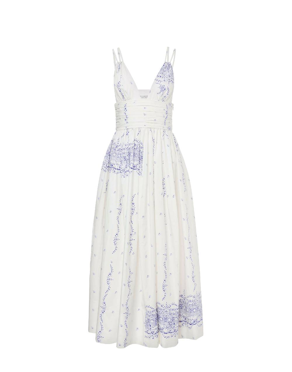 Philosophy Di Lorenzo Serafini Abito In Popeline Stampato