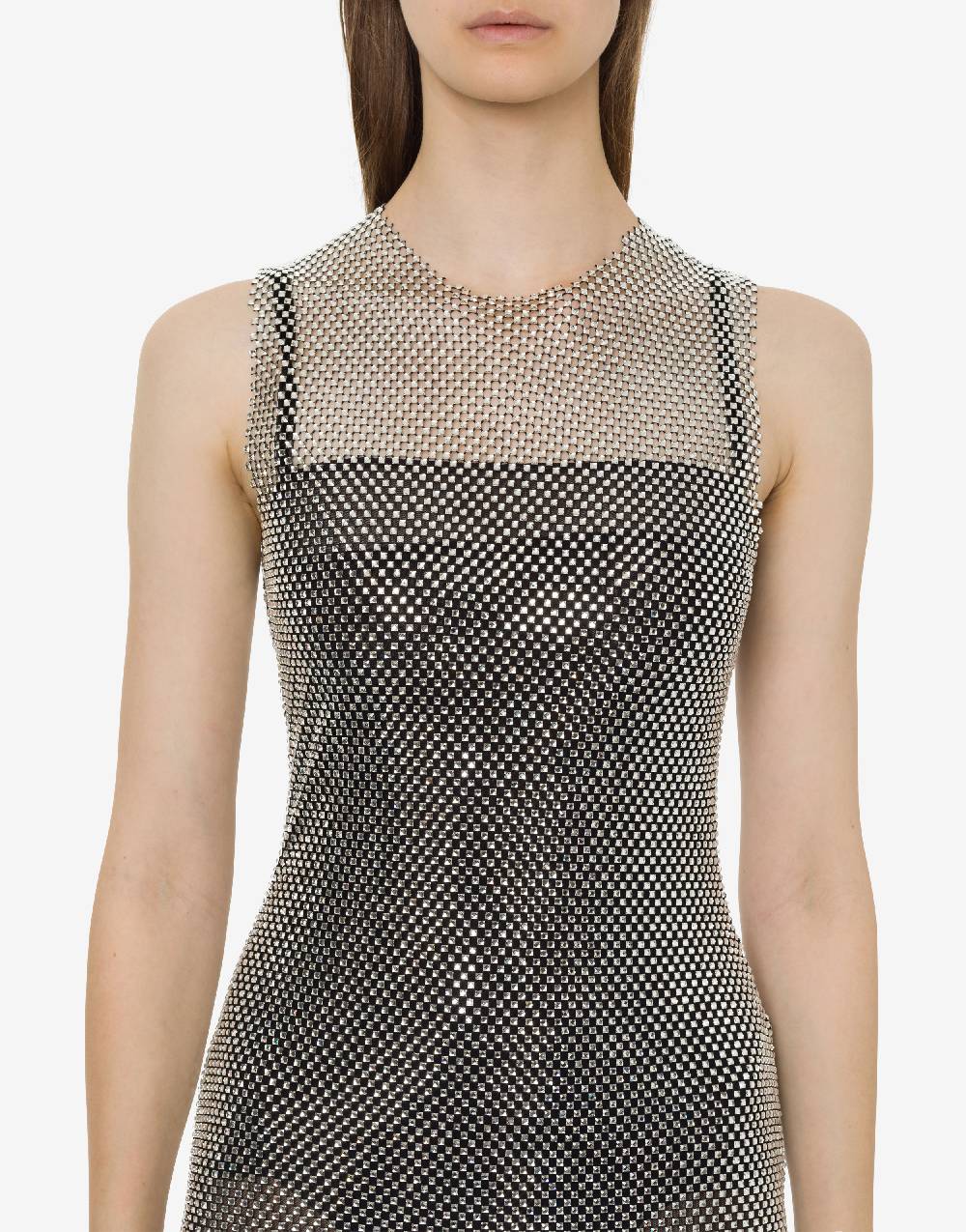 Philosophy Di Lorenzo Serafini Abito In Rete Con Strass