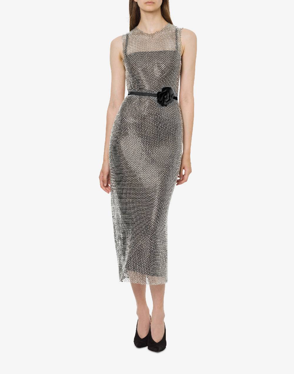 Philosophy Di Lorenzo Serafini Abito In Rete Con Strass