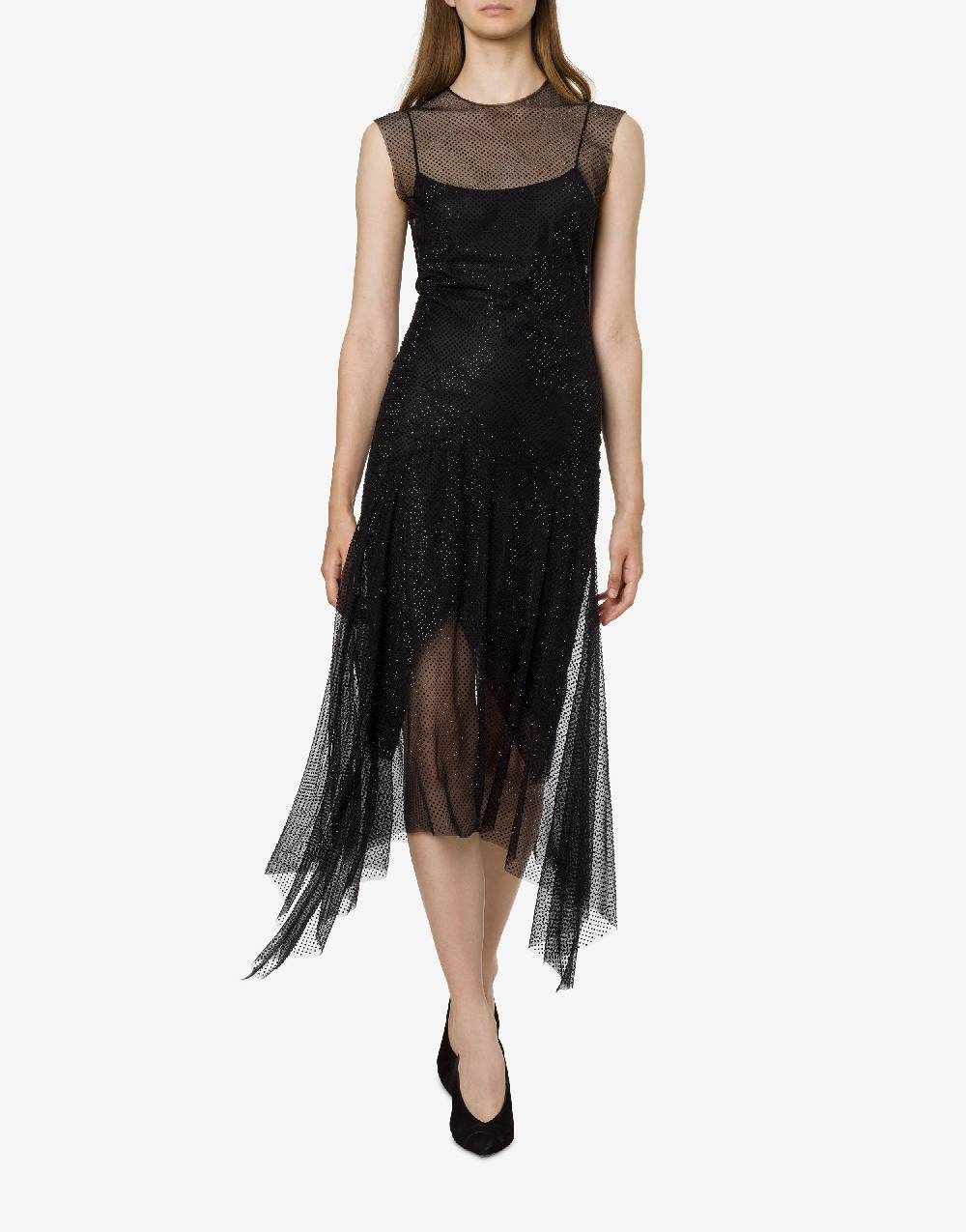 Philosophy Di Lorenzo Serafini Abito In Tulle Strass