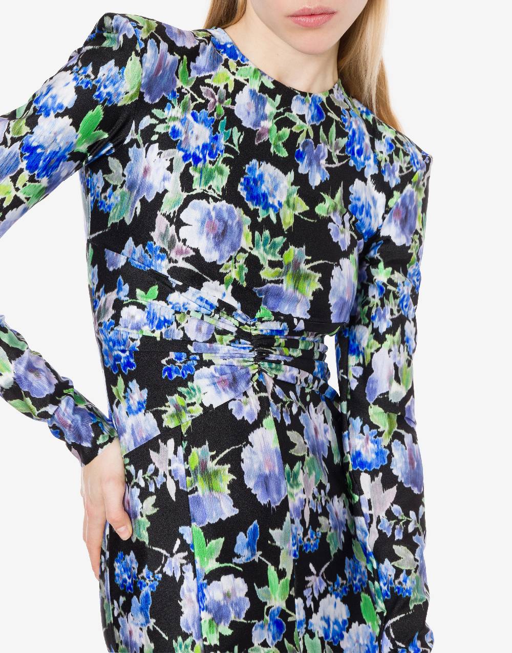 Philosophy Di Lorenzo Serafini Abito Longuette Con Stampa Fiori