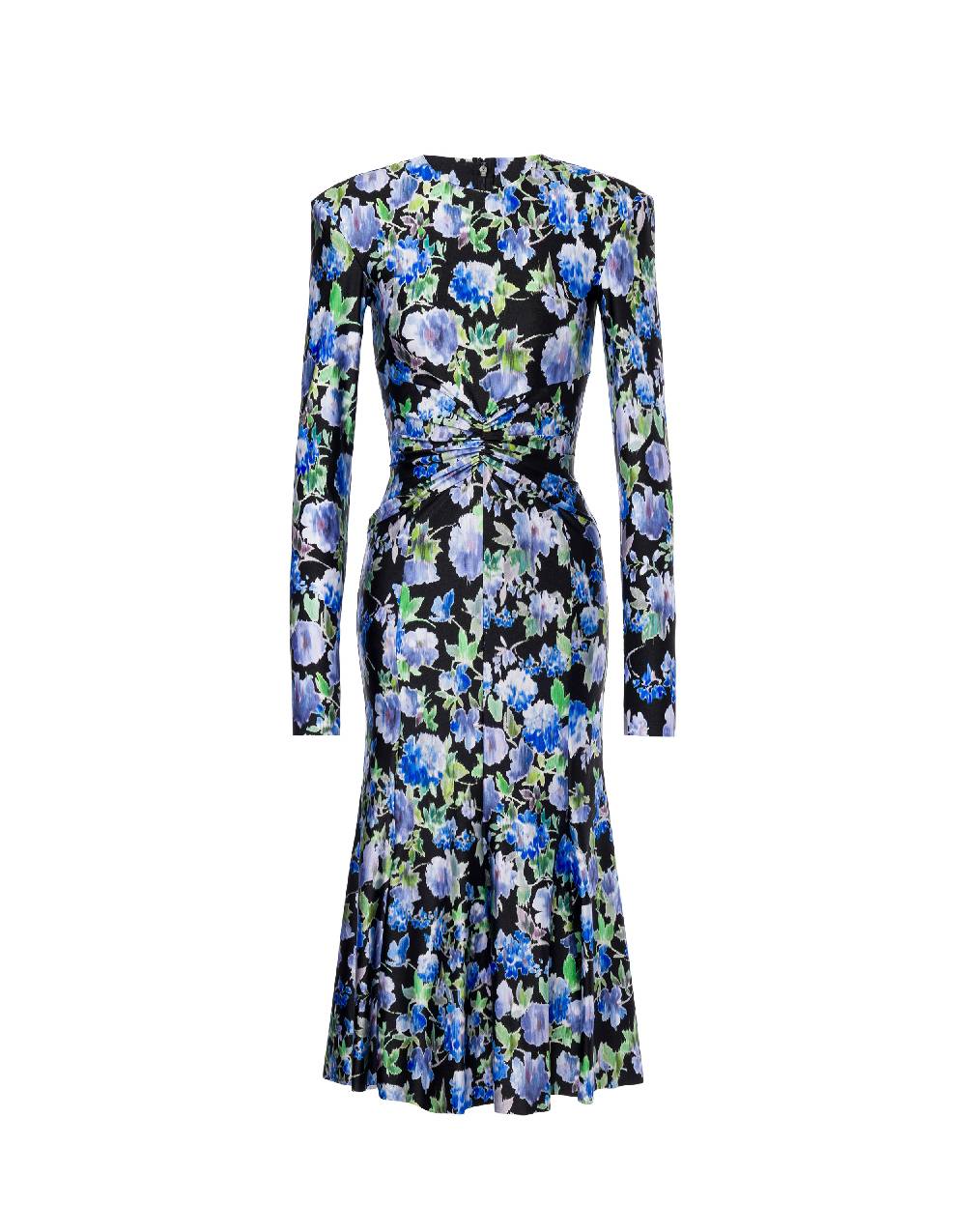 Philosophy Di Lorenzo Serafini Abito Longuette Con Stampa Fiori