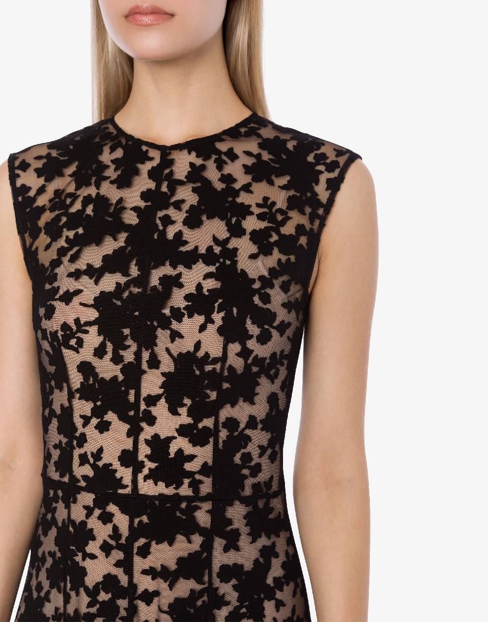 Philosophy Di Lorenzo Serafini Abito Longuette In Jersey Devoré