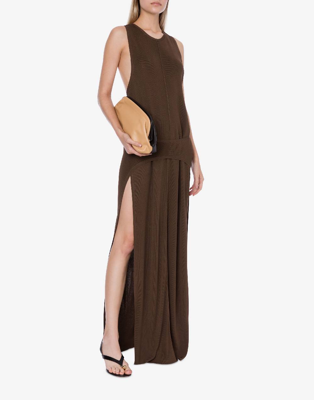 Philosophy Di Lorenzo Serafini Abito Lungo Con Spacchi