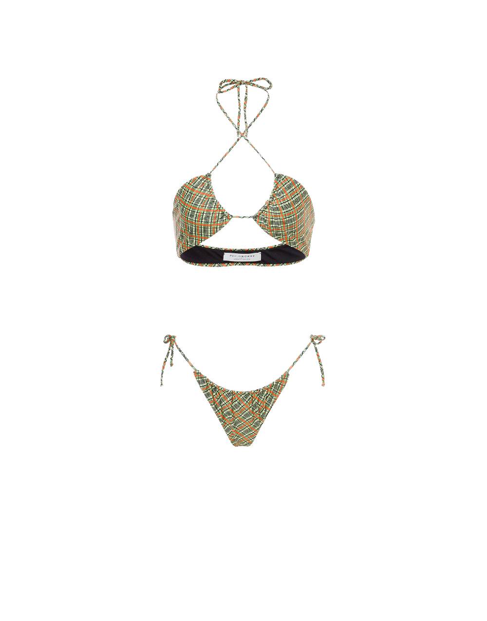 Philosophy Di Lorenzo Serafini Bikini Con Stampa Check
