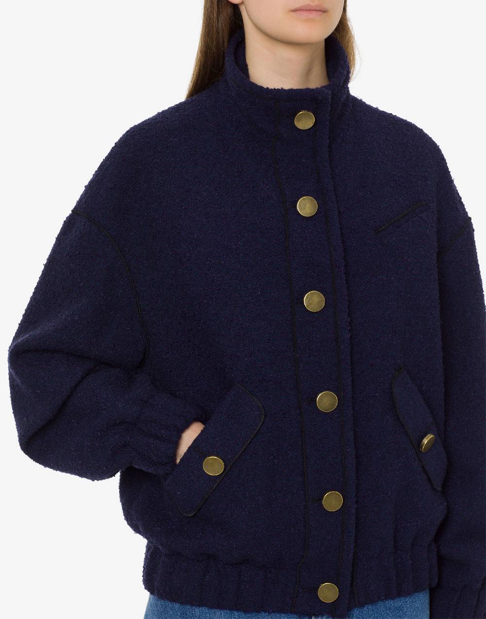 Philosophy Di Lorenzo Serafini Bomber In Stuoia Bouclé