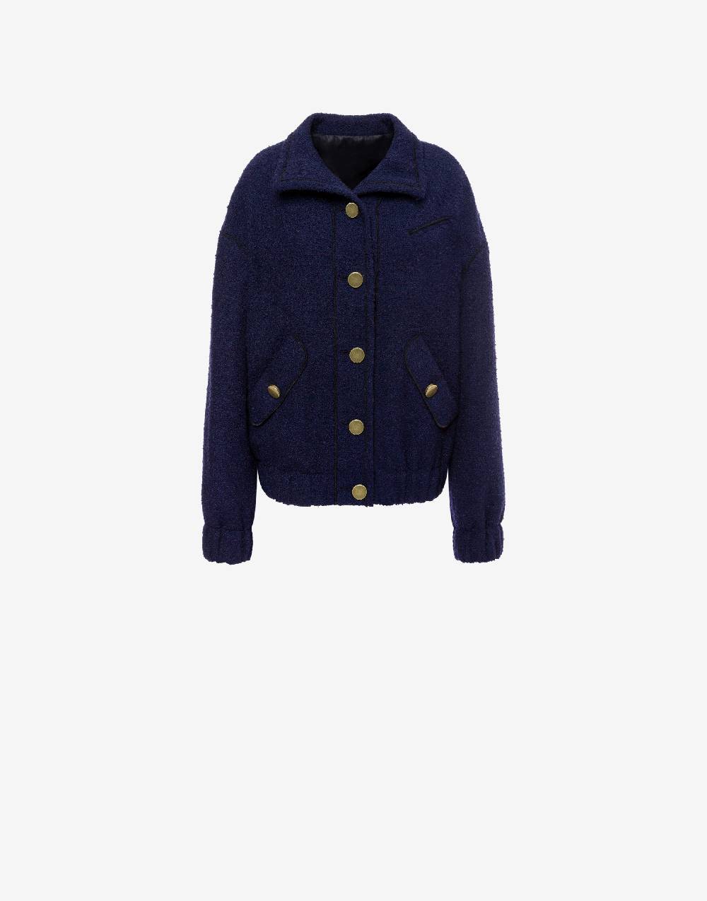 Philosophy Di Lorenzo Serafini Bomber in stuoia bouclé