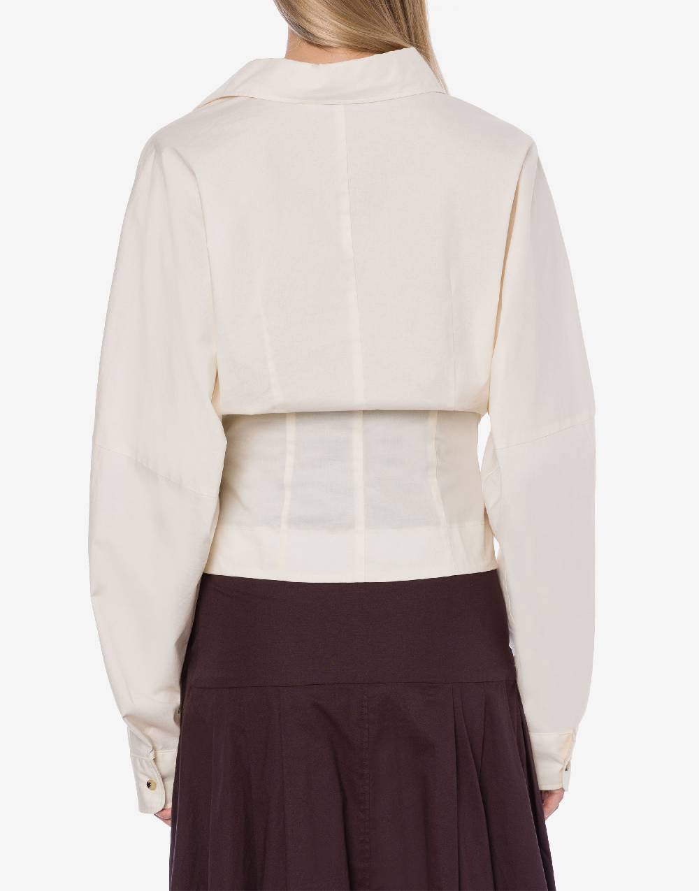 Philosophy Di Lorenzo Serafini Camicia In Cotone Stretch Con Bottoni