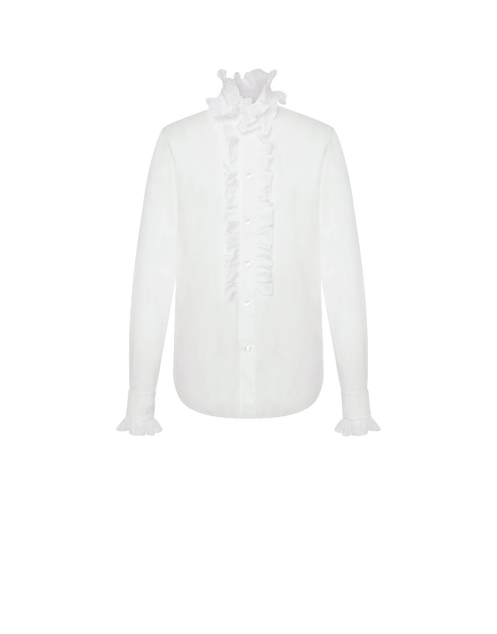 Philosophy Di Lorenzo Serafini Camicia In Popeline Con Ruches