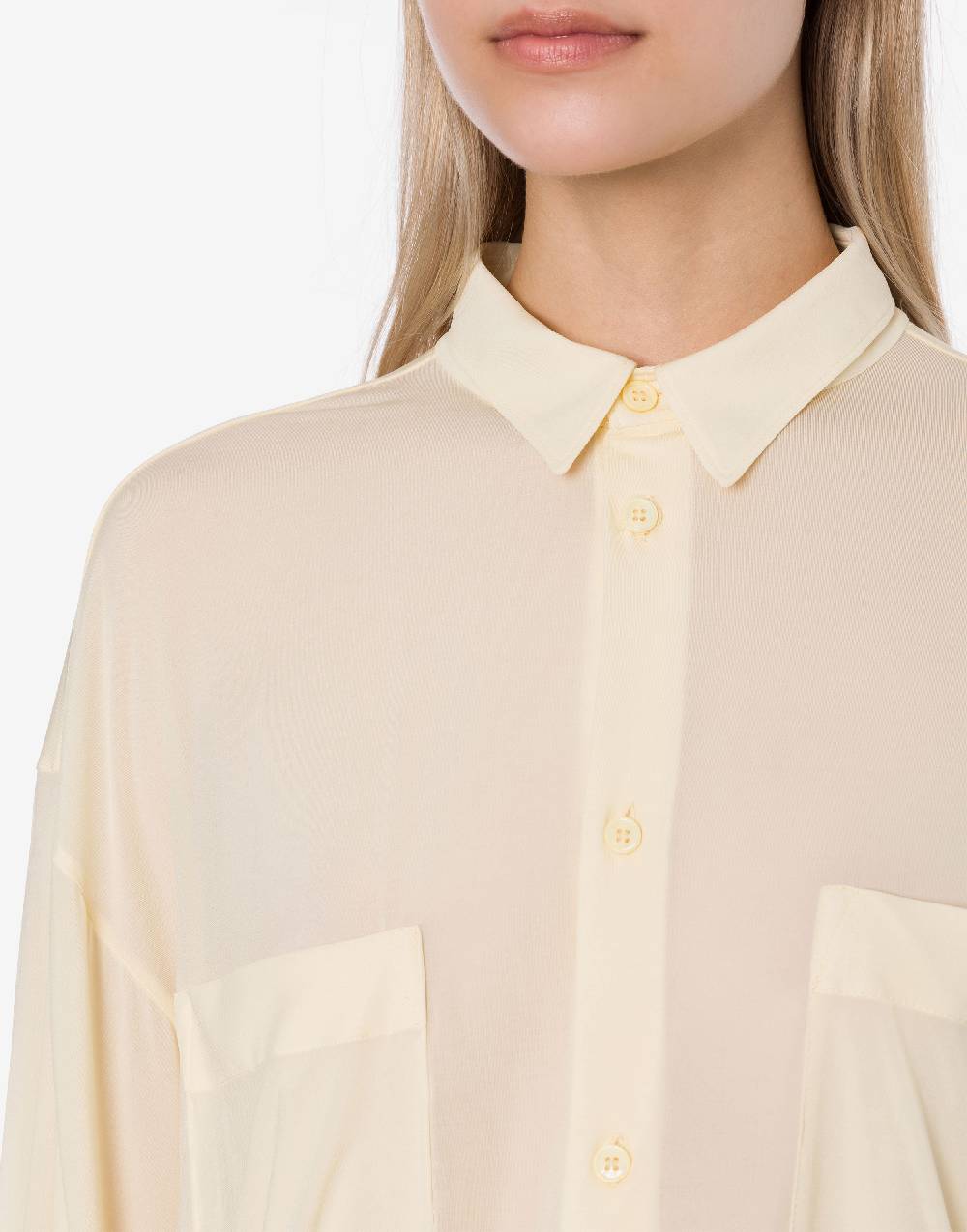 Philosophy Di Lorenzo Serafini Camicia Oversize In Jersey Stretch
