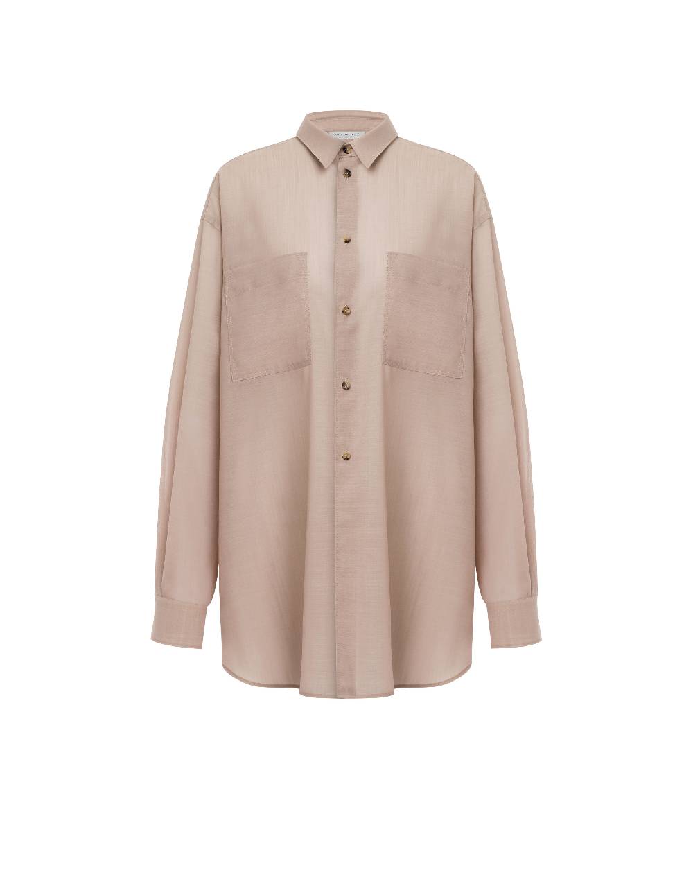 Philosophy Di Lorenzo Serafini Camicia Oversize In Voile Di Lana