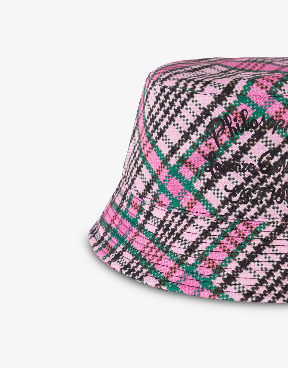 Philosophy Di Lorenzo Serafini Cappello Beachwear Con Stampa Check