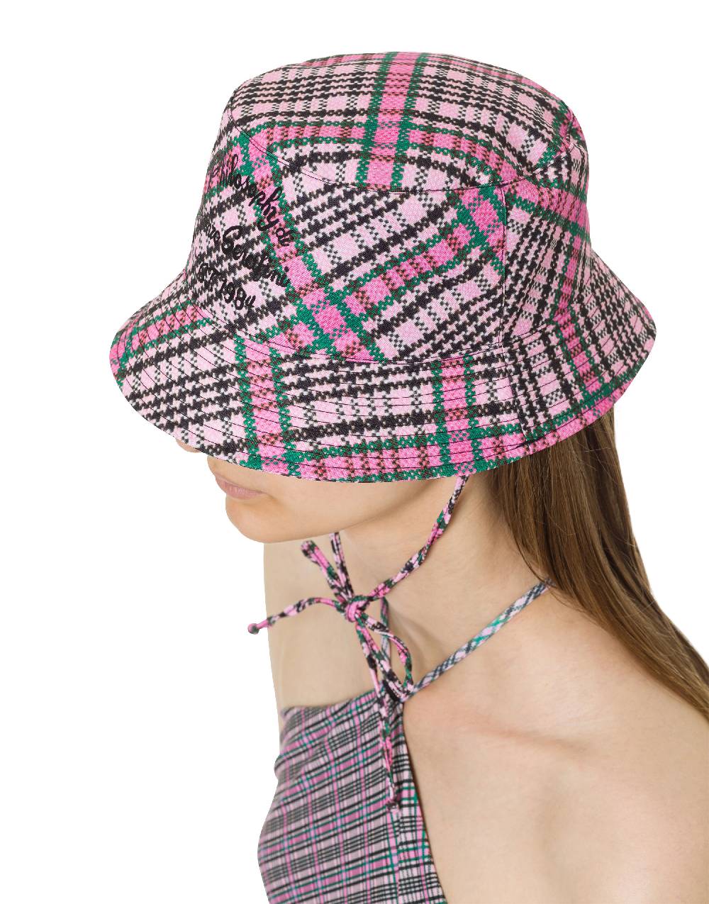 Philosophy Di Lorenzo Serafini Cappello Beachwear Con Stampa Check