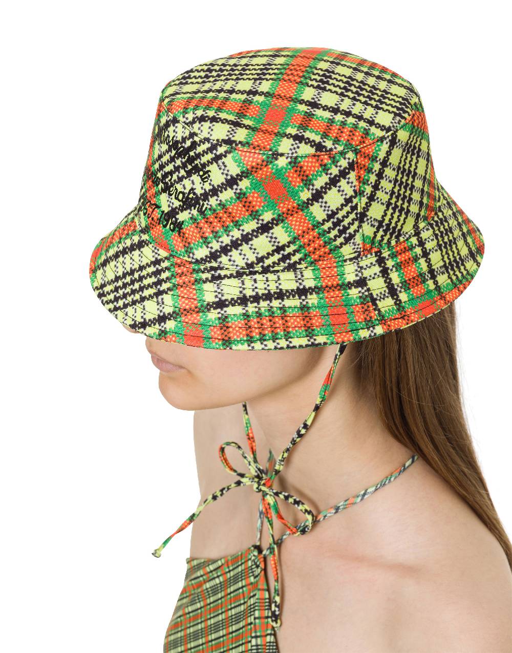 Philosophy Di Lorenzo Serafini Cappello Beachwear Con Stampa Check