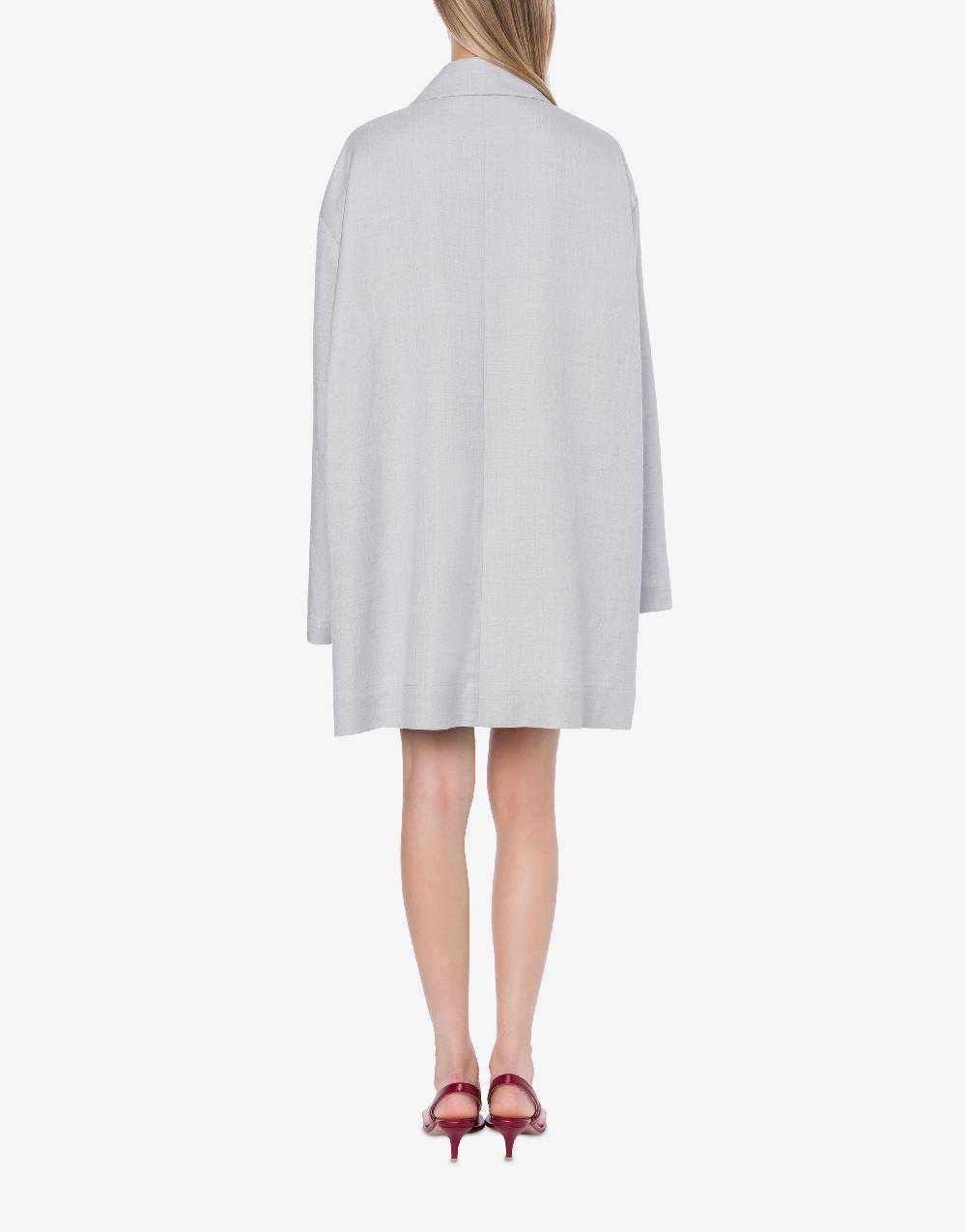 Philosophy Di Lorenzo Serafini Cappotto Leggero In Tela Di Misto Lino