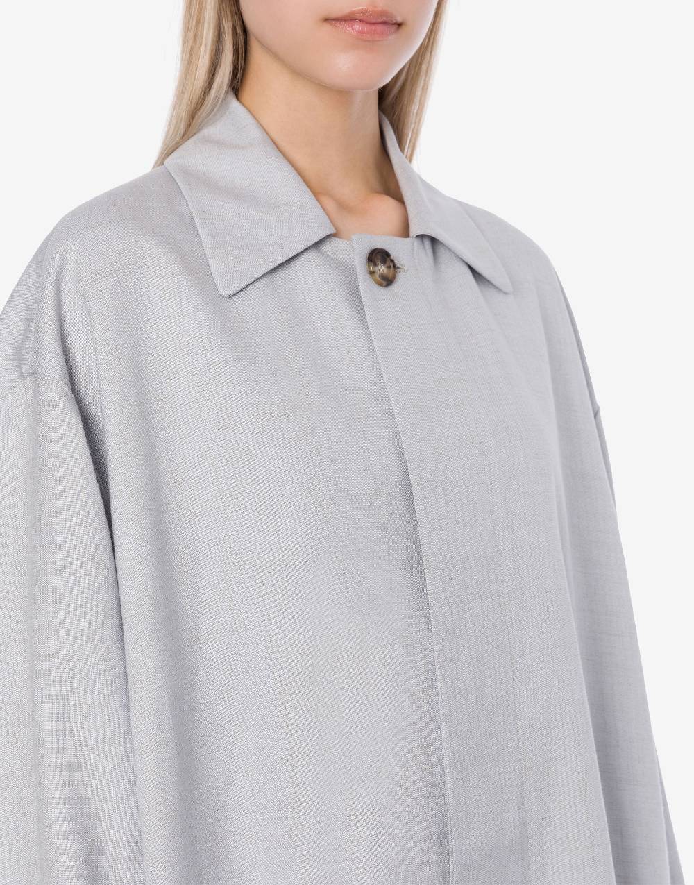 Philosophy Di Lorenzo Serafini Cappotto Leggero In Tela Di Misto Lino