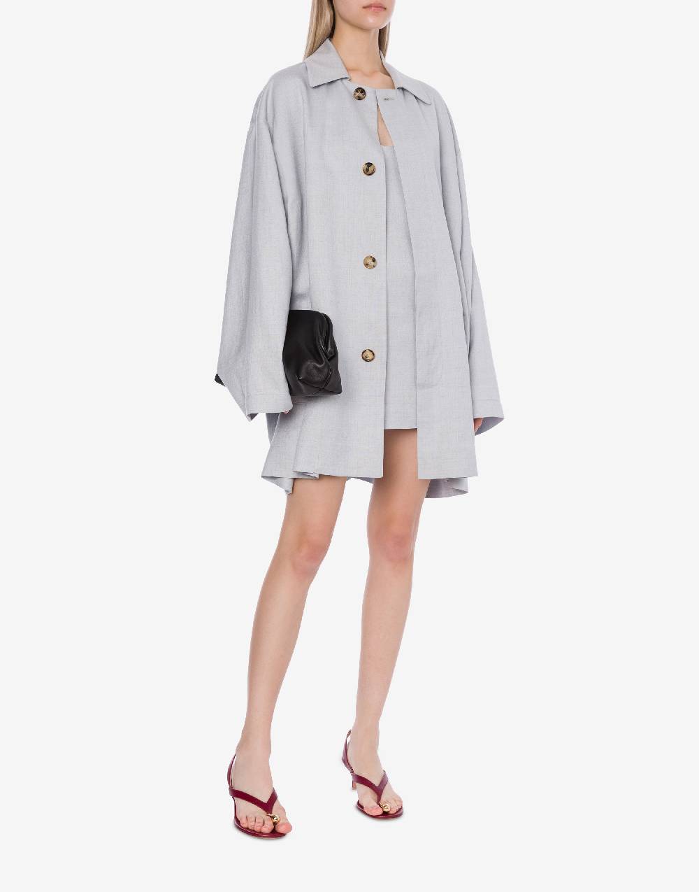 Philosophy Di Lorenzo Serafini Cappotto Leggero In Tela Di Misto Lino