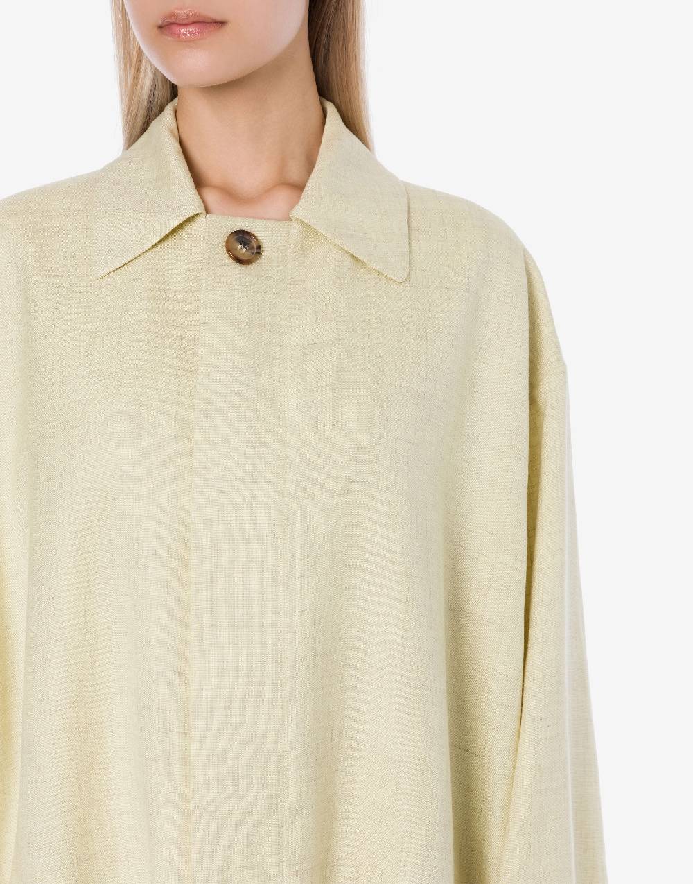 Philosophy Di Lorenzo Serafini Cappotto Leggero In Tela Di Misto Lino