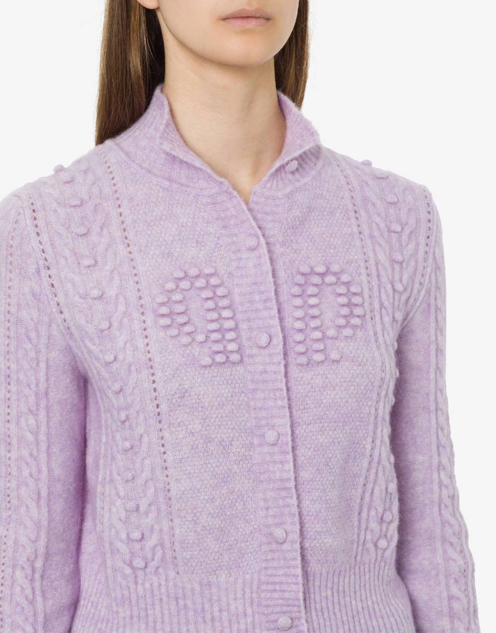 Philosophy Di Lorenzo Serafini Cardigan In Baby Alpaca E Lana Doppia P