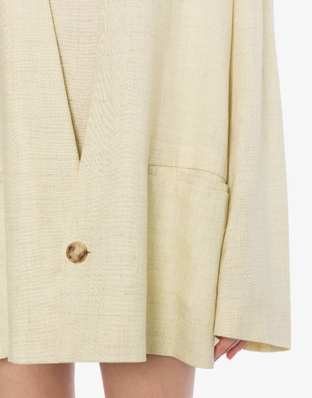 Philosophy Di Lorenzo Serafini Giacca Oversize In Tela Misto Lino