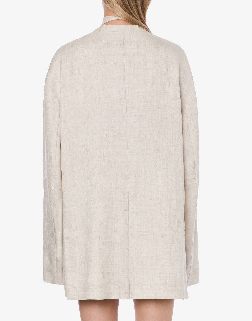 Philosophy Di Lorenzo Serafini Giacca Oversize In Tela Misto Lino