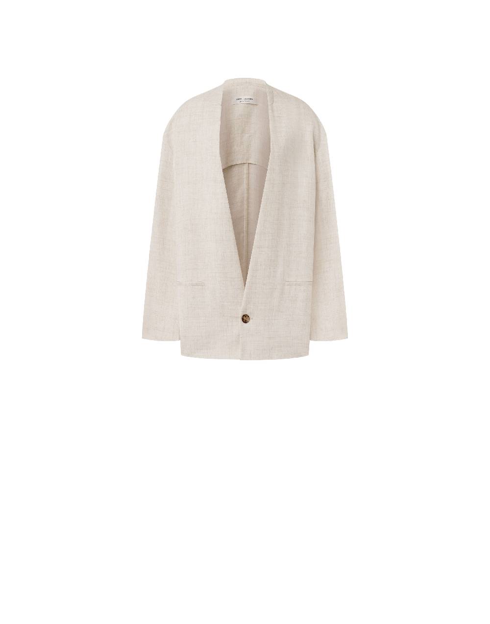 Philosophy Di Lorenzo Serafini Giacca Oversize In Tela Misto Lino