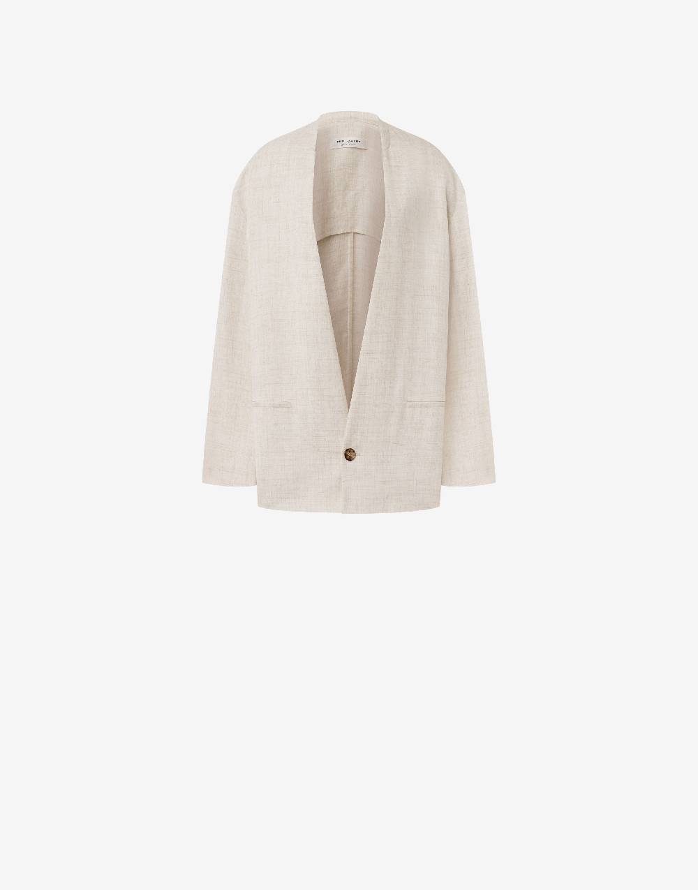 Philosophy Di Lorenzo Serafini Giacca oversize in tela misto lino