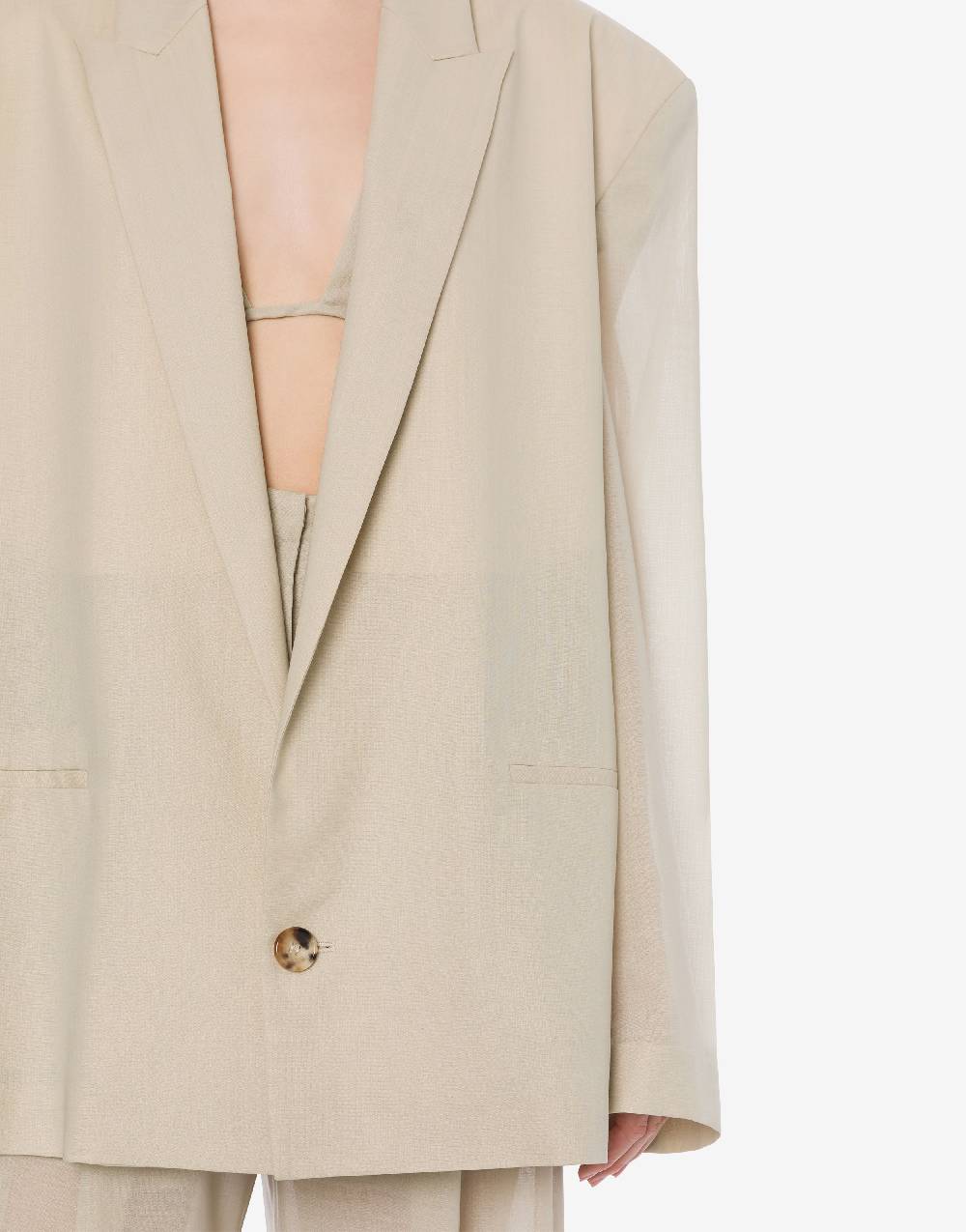 Philosophy Di Lorenzo Serafini Giacca Oversize In Voile Di Lana