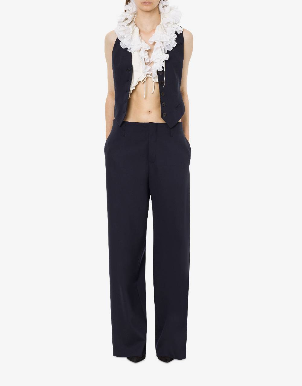 Philosophy Di Lorenzo Serafini Gilet In Lana Leggera Stretch