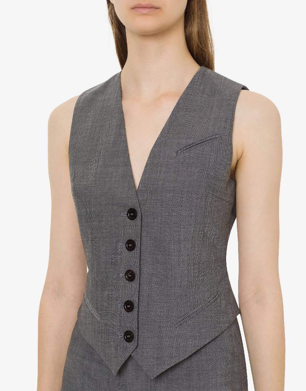 Philosophy Di Lorenzo Serafini Gilet In Lana Leggera Stretch
