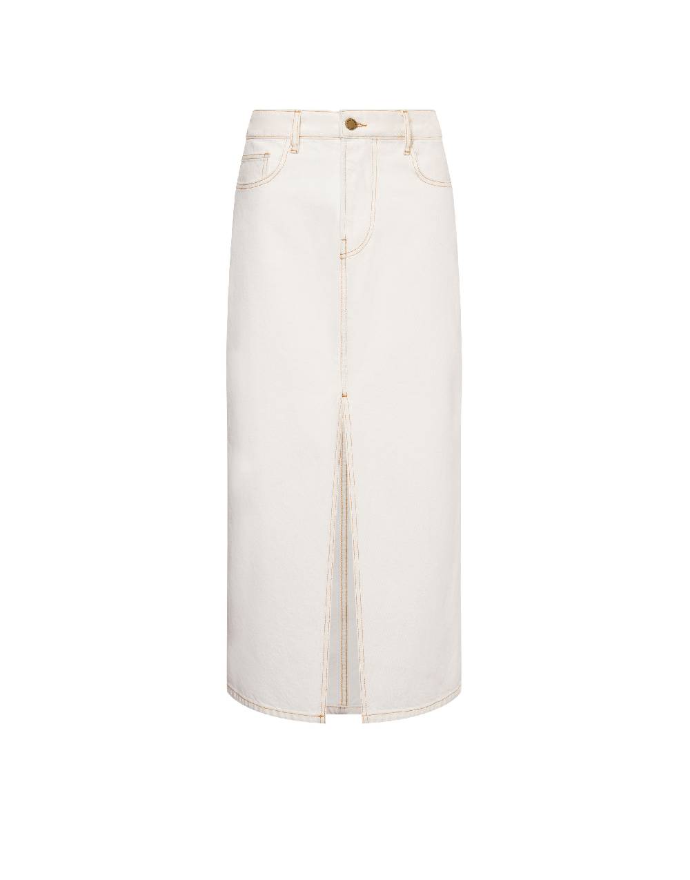 Philosophy Di Lorenzo Serafini Gonna A Vita Bassa In Denim Bleach