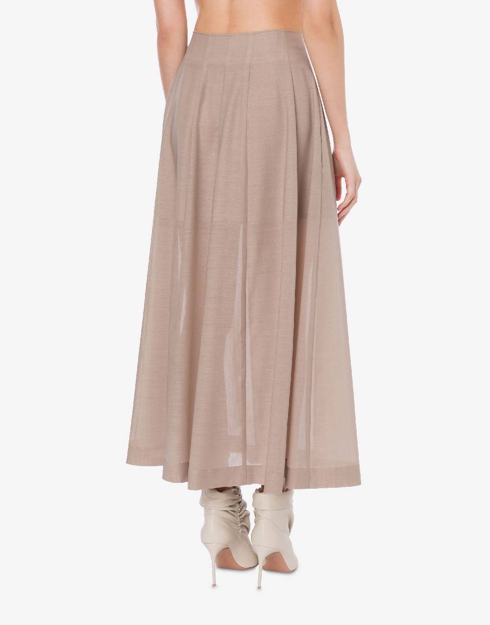 Philosophy Di Lorenzo Serafini Gonna In Voile Di Lana Con Bottoni