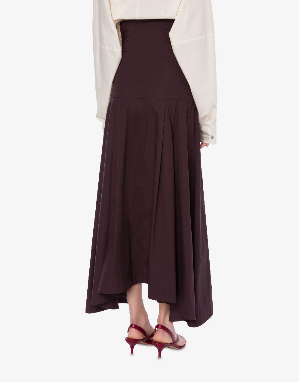 Philosophy Di Lorenzo Serafini Gonna Longuette In Cotone Stretch