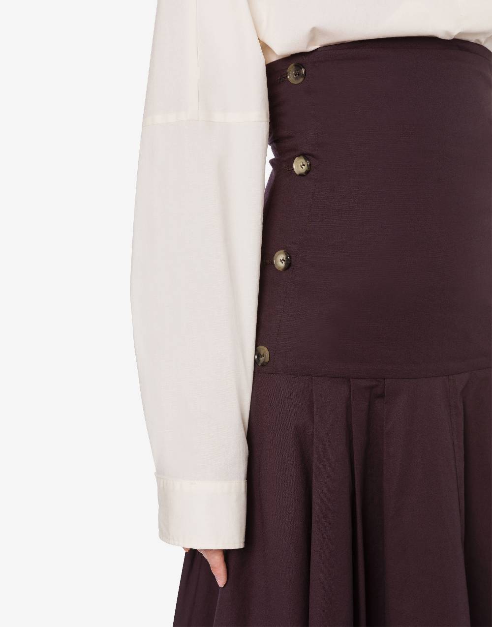 Philosophy Di Lorenzo Serafini Gonna Longuette In Cotone Stretch