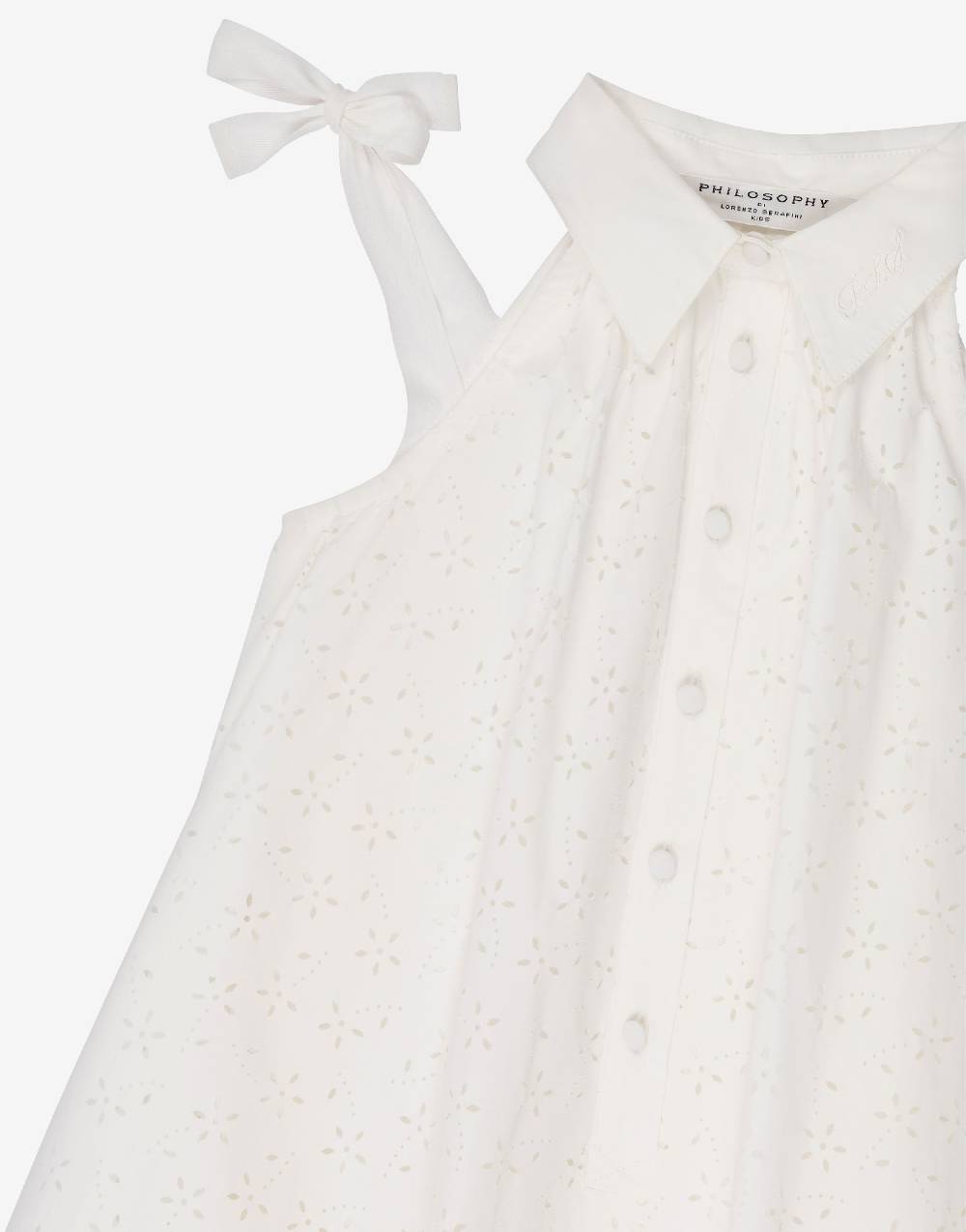 Philosophy Di Lorenzo Serafini Kids Abito Ad A In Cotone Con Motivo Floreale