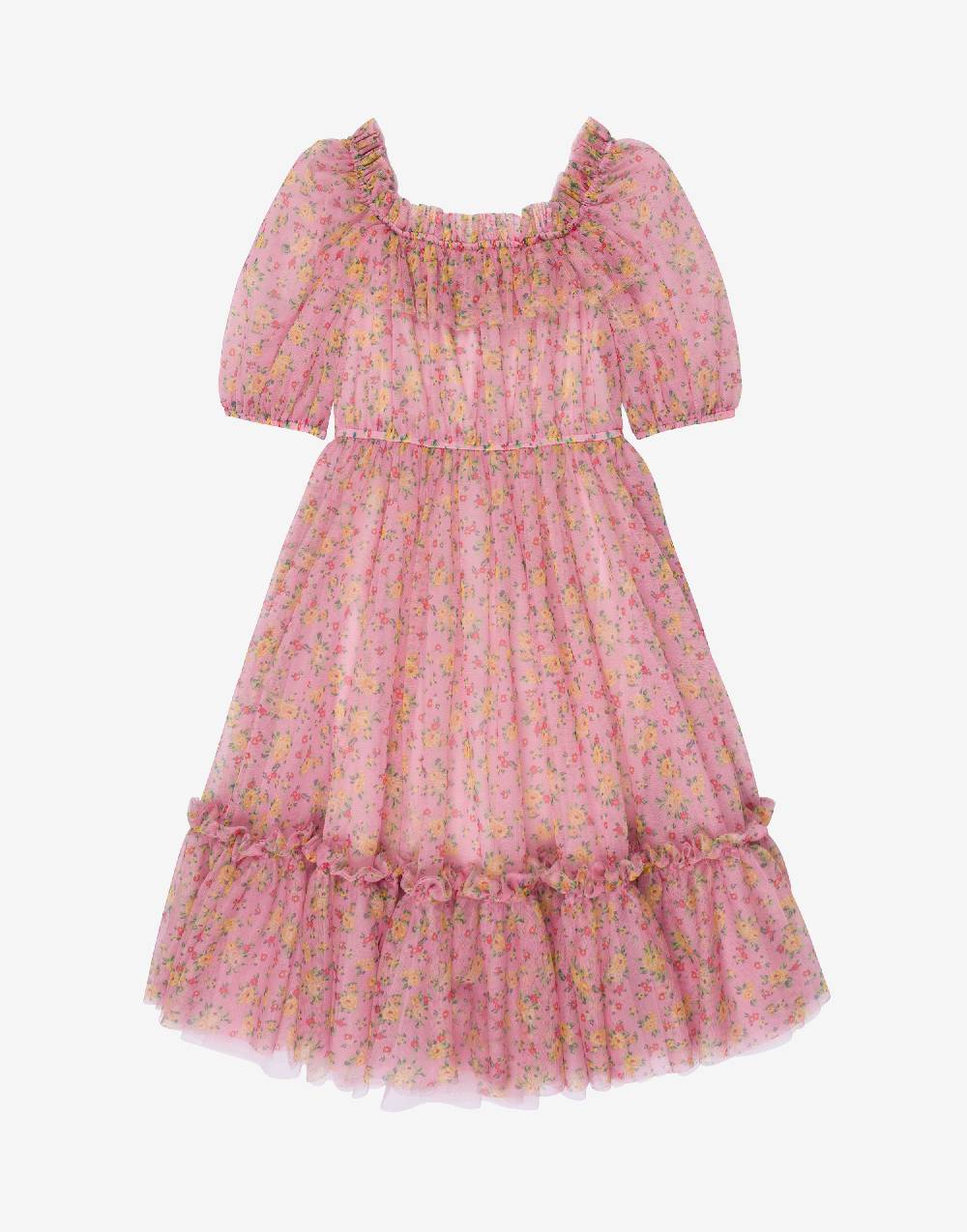 Philosophy Di Lorenzo Serafini Kids abito in tulle con stampa fiori