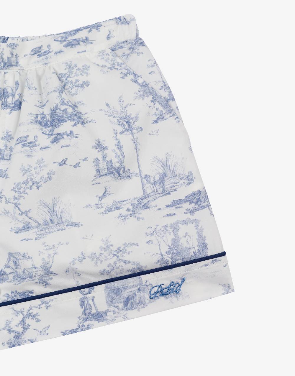 Philosophy Di Lorenzo Serafini Kids Bermuda In Cotone Con Stampa Toile De Jouy