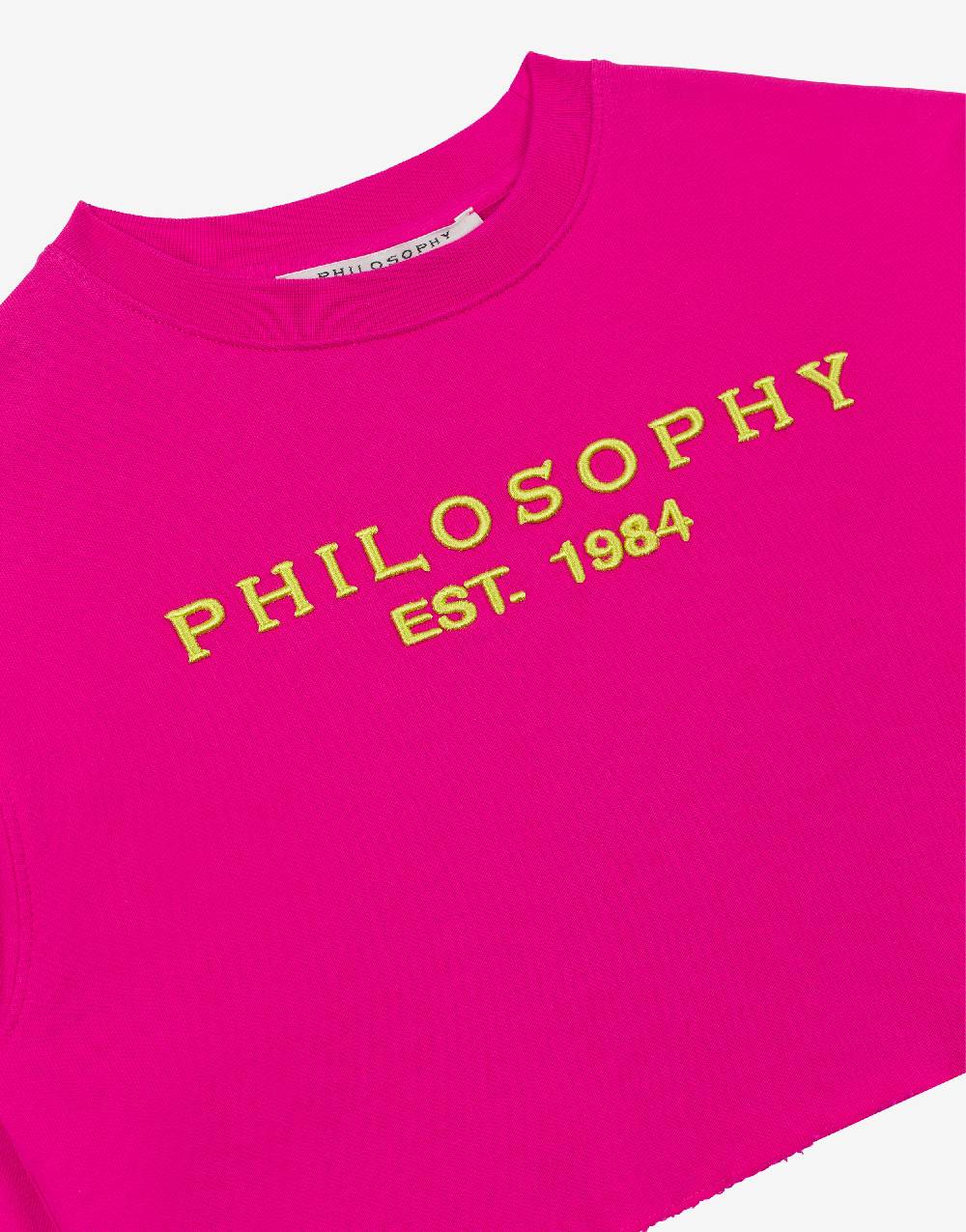 Philosophy Di Lorenzo Serafini Kids Felpa In Cotone Con Ricamo Logo